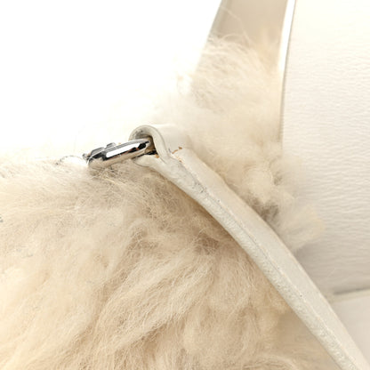 Miu Miu Montone Midolli Basket Bag White Miel 11 of 17