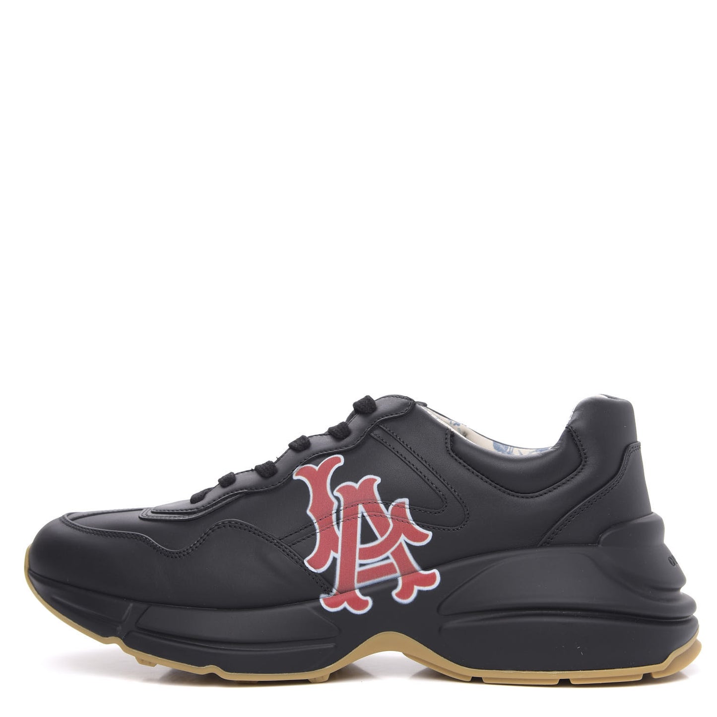 X MLB Calfskin LA Dodgers Mens Rhyton Sneakers 10 Black