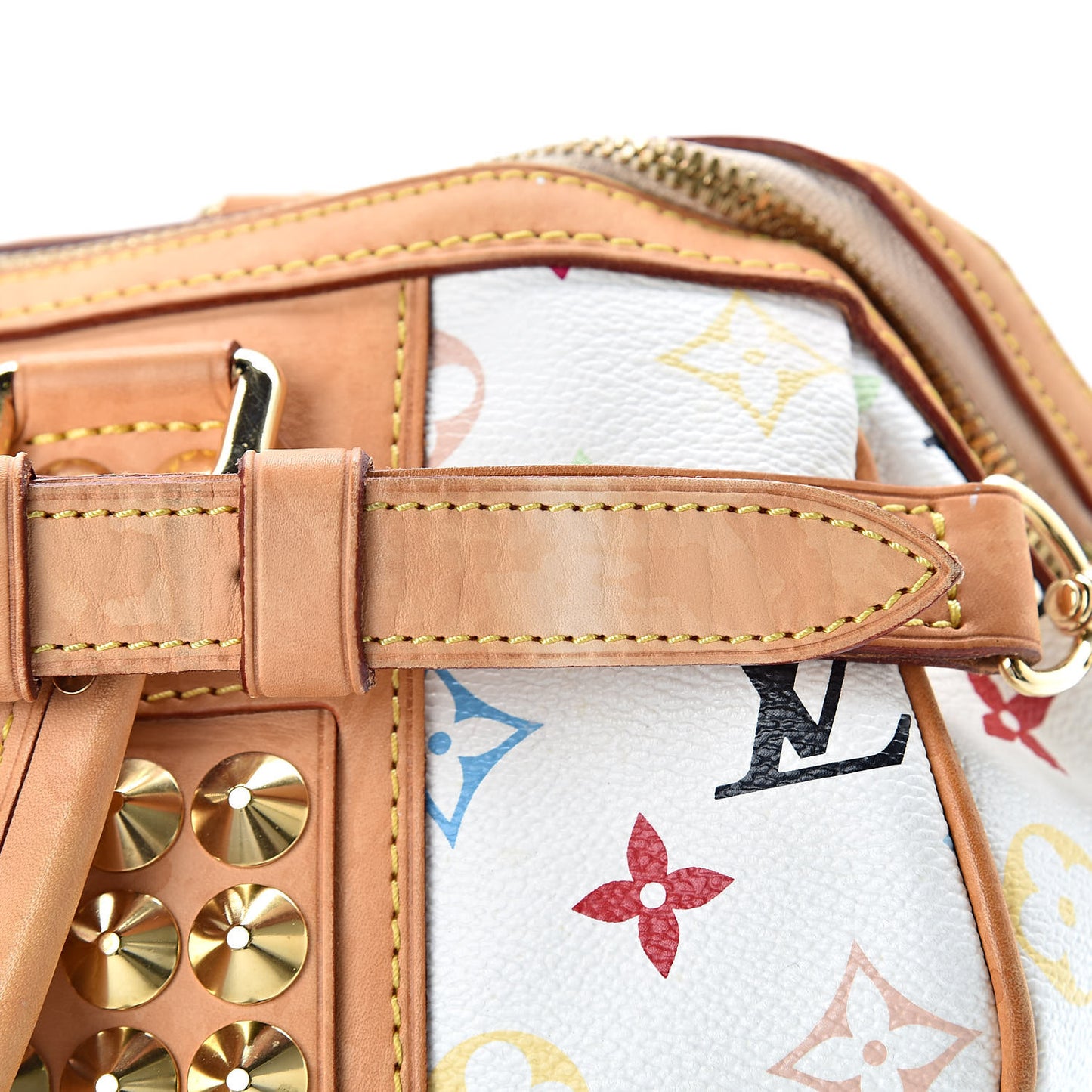 Monogram Multicolor Courtney MM White