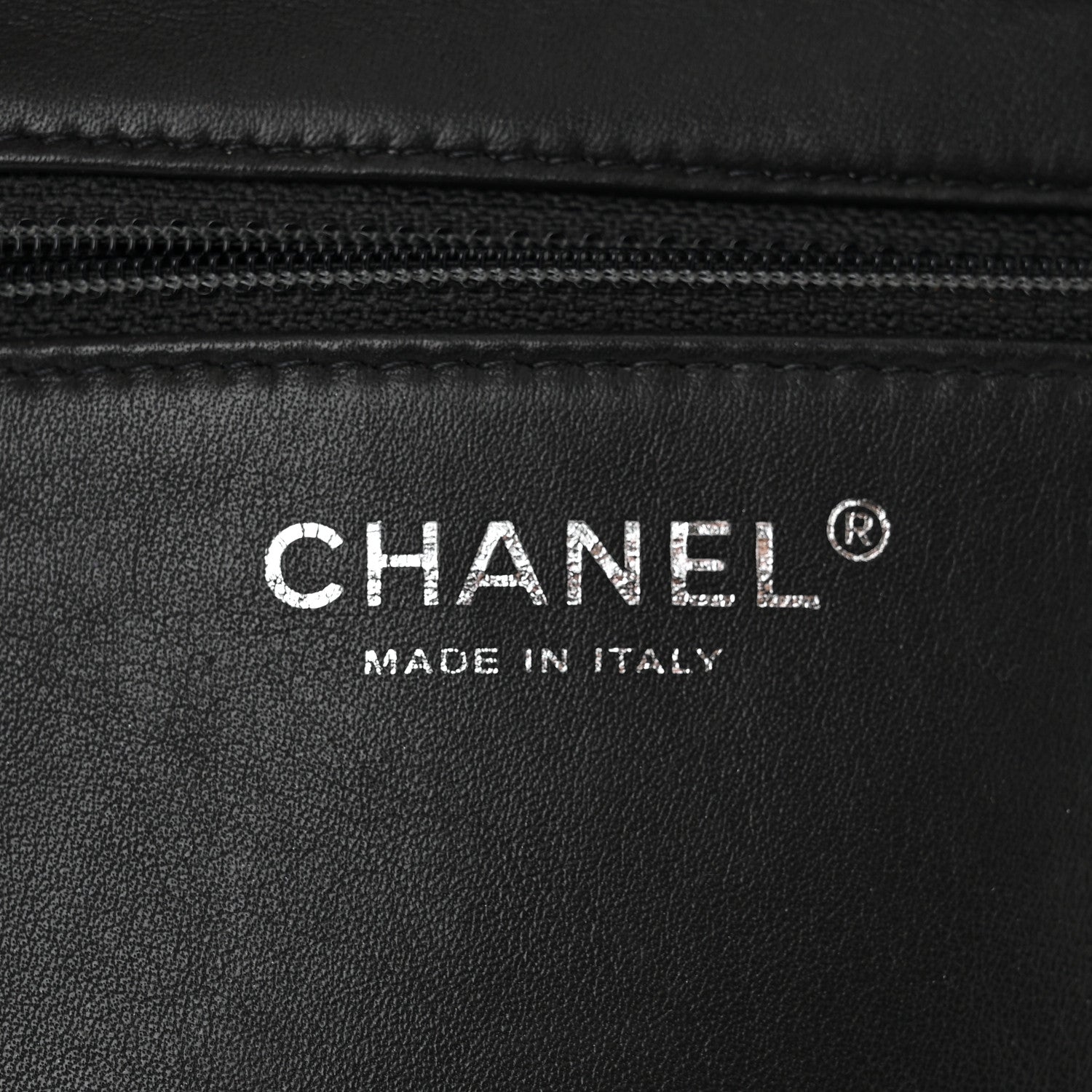 Chanel Wool Felt Quilted Large Shopping Tote Grey 6 of 15