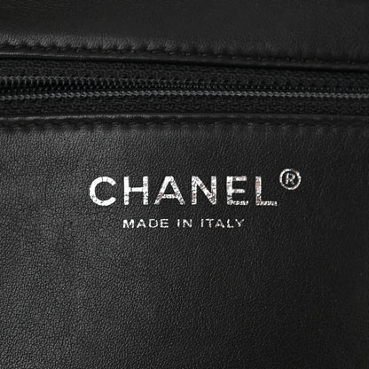 Chanel Wool Felt Quilted Large Shopping Tote Grey 6 of 15