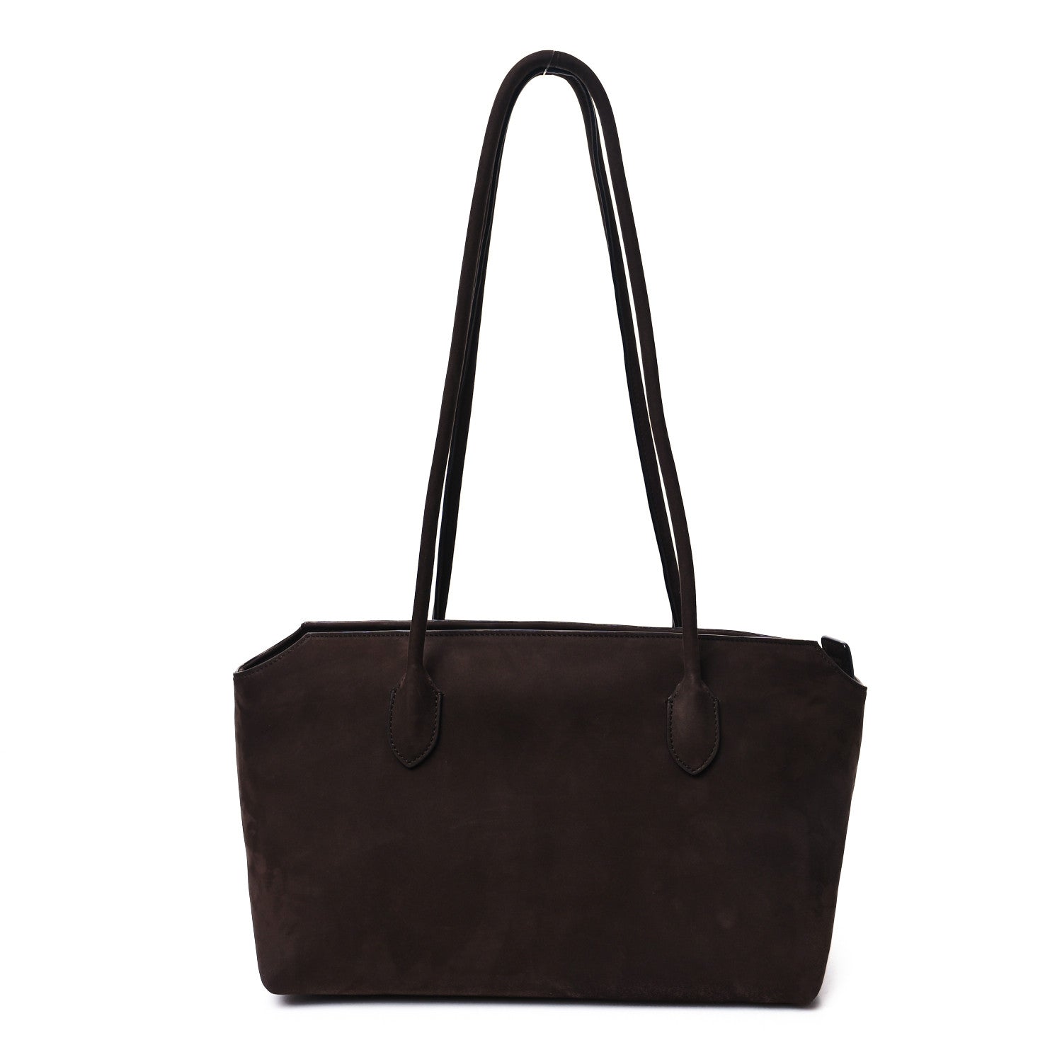 The Row Nubuck Terrasse Bag Dark Mocha 1 of 9