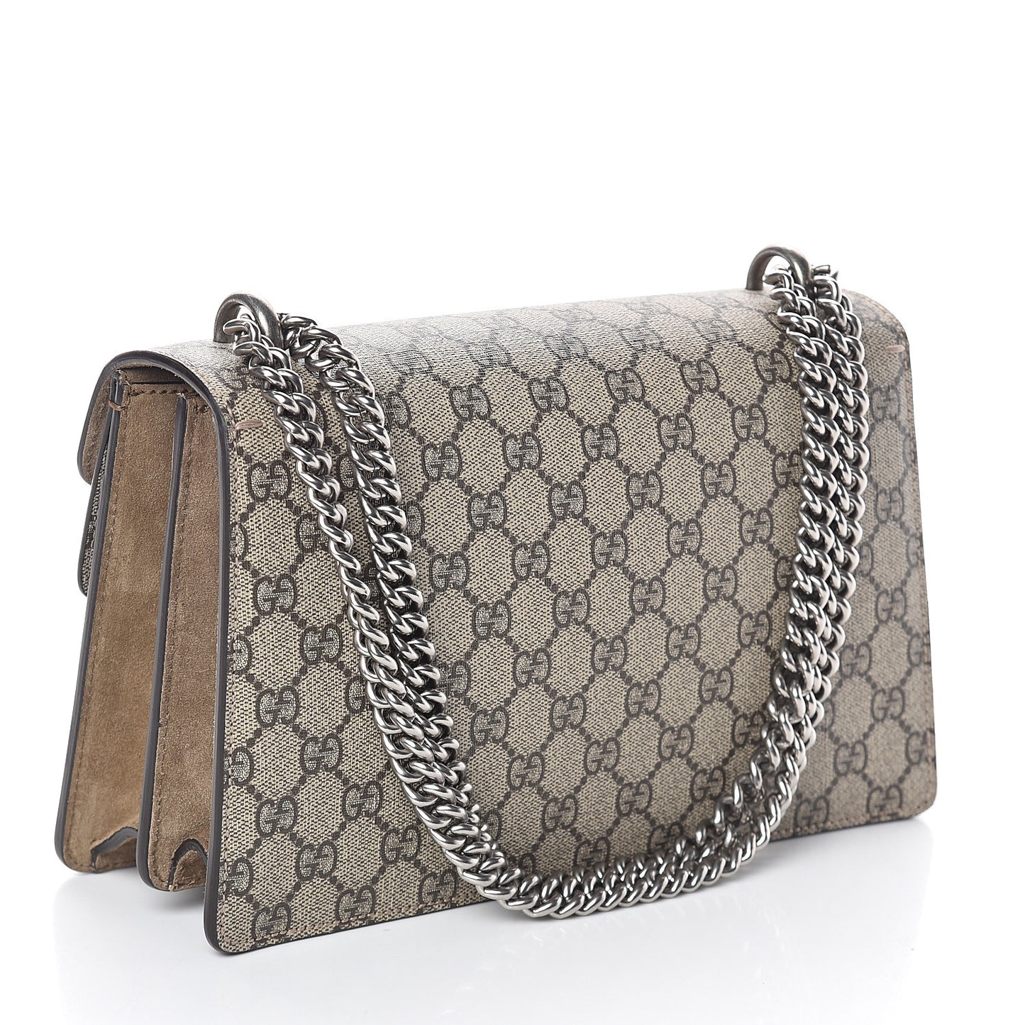GG Supreme Monogram Small Dionysus Shoulder Bag Taupe