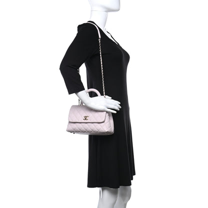 Chanel Caviar Quilted Mini Coco Handle Flap Lilas Lilac 2 of 11