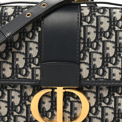 Christian Dior Oblique 30 Montaigne Flap Bag Blue 8 of 10