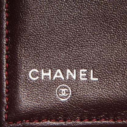 Chanel Lambskin Quilted Large Flap Wallet Black 5 of 9