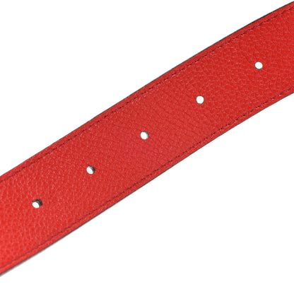 Louis Vuitton Monogram 30mm LV Initiales Reversible Belt 80 32 Coquelicot 5 of 7