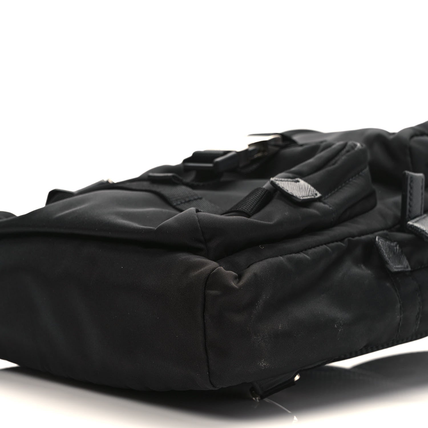 Prada Tessuto Nylon Montagna Sling Backpack Black 8 of 9