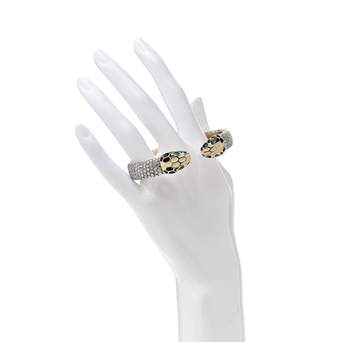 Metallic Karung Serpenti Forever Bracelet