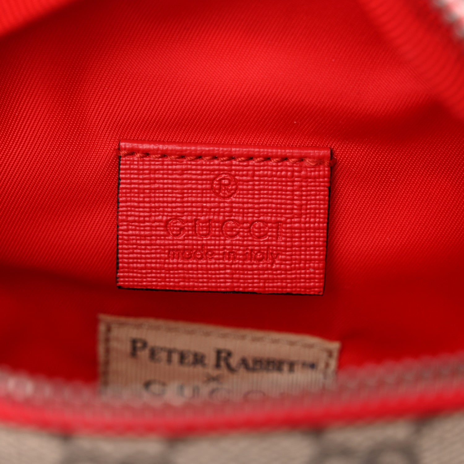 Gucci X Peter Rabbit GG Supreme Monogram Rabbit Apple Childrens Belt Bag 6 of 10