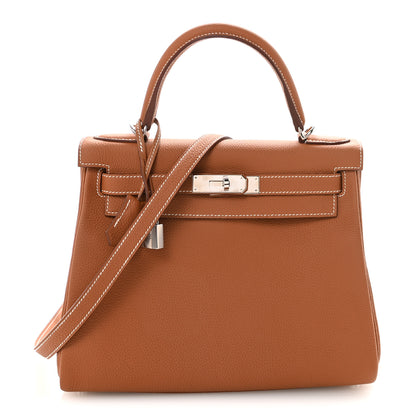 Hermes Togo Kelly Retourne 28 Gold 1 of 11