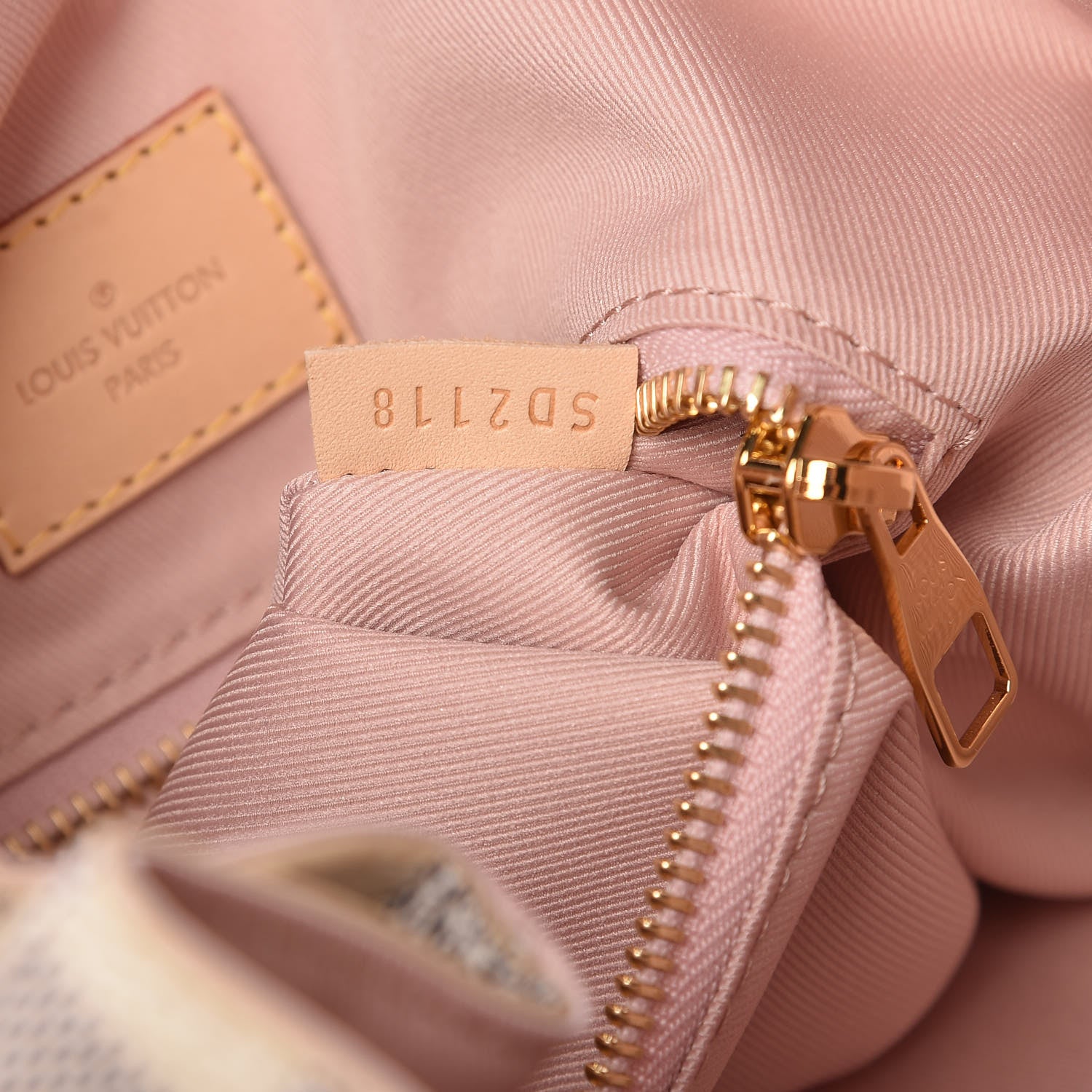 Louis Vuitton Damier Azur Graceful PM Rose Ballerine 7 of 9