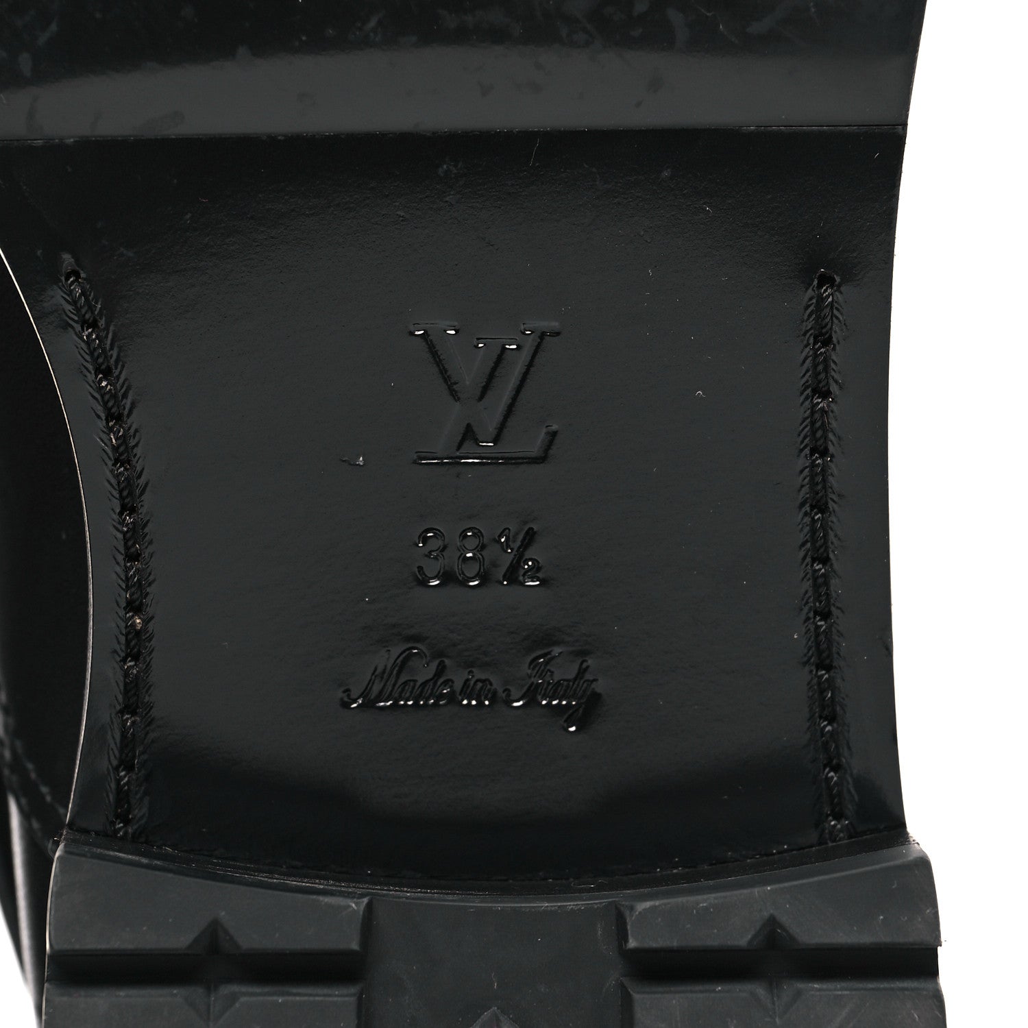 Louis Vuitton Calfskin Monogram Discovery Flat Ankle Boots 38.5 Black 6 of 8