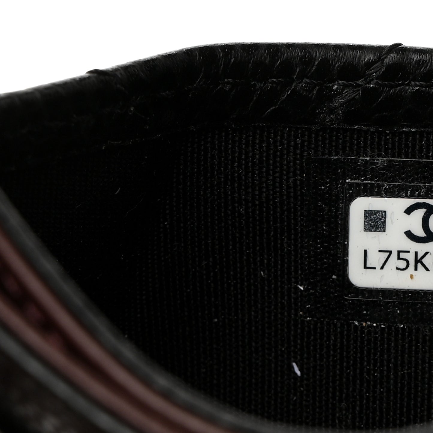 Caviar Quilted Card Holder Black