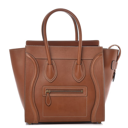 Celine Natural Calfskin Micro Luggage Tan 1 of 14