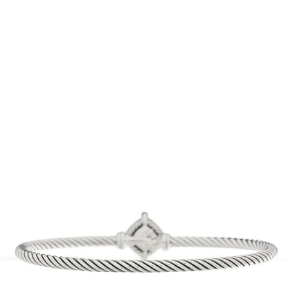 David Yurman Sterling Silver Hematite 3mm Chatelaine Bracelet 2 of 3
