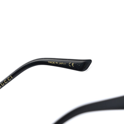 Gucci Acetate Oversized Butterfly Sunglasses GG 0076S Black 7 of 9