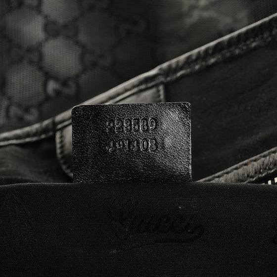 Imprime Monogram Medium GG Tote Black