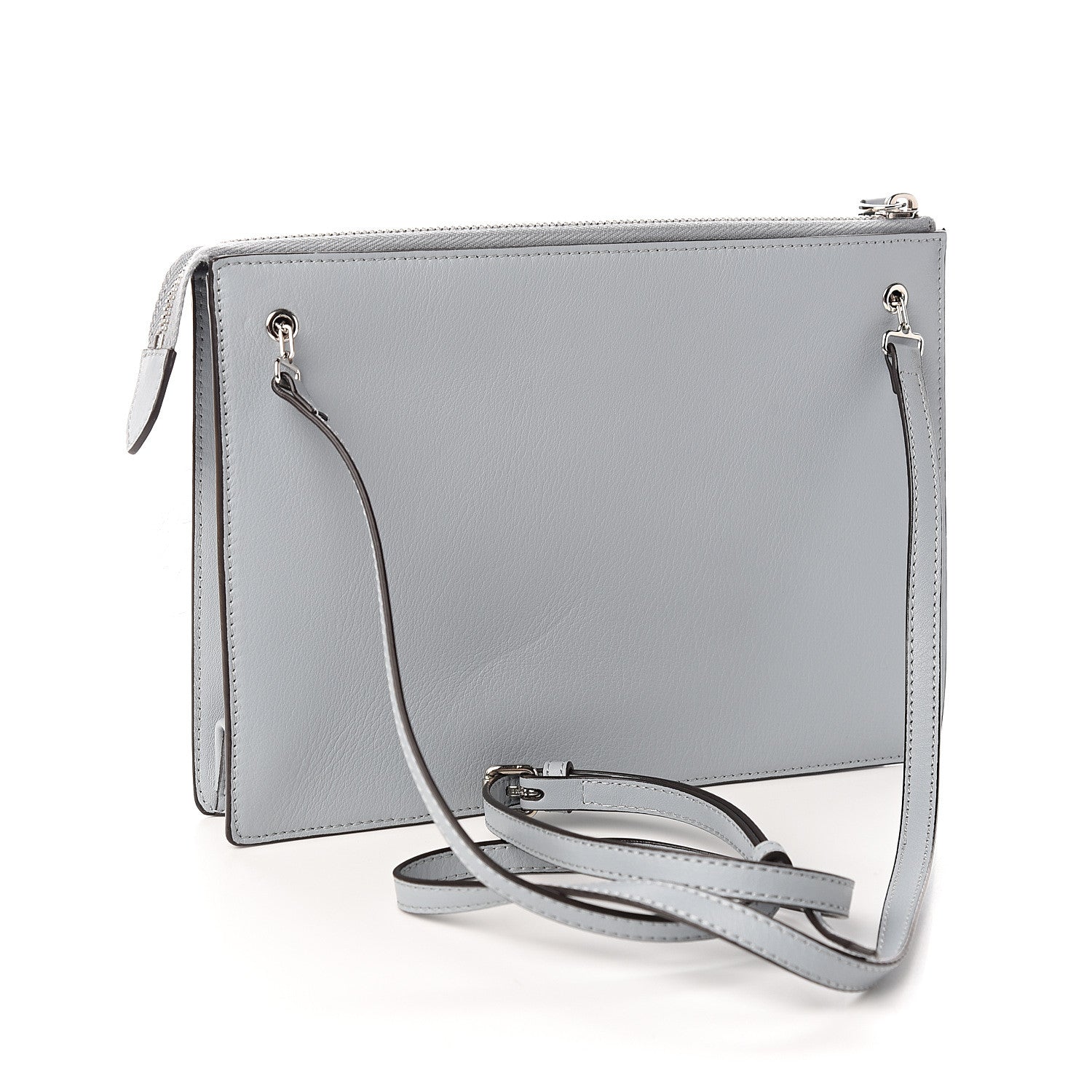 Fendi Vitello Dolce Fox Elaphe Ayers Hypnoteyes Min 2Jours Pouch Polvere Viola Multicolor 2 of 10