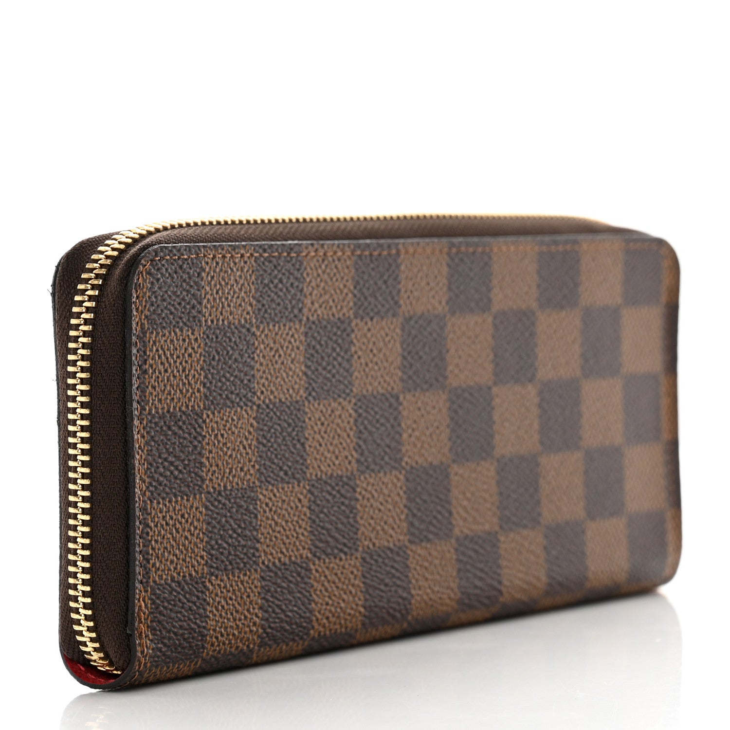 Louis Vuitton Damier Ebene Clemence Wallet Cherry 3 of 7