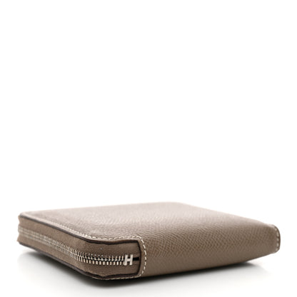Hermes Epsom Silk'in Compact Wallet Etoupe 4 of 8