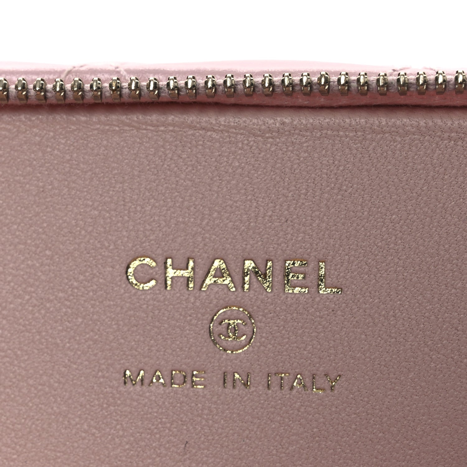 Chanel Shiny Lambskin Quilted Top Handle Vanity Case With Chain Pink 5 of 13