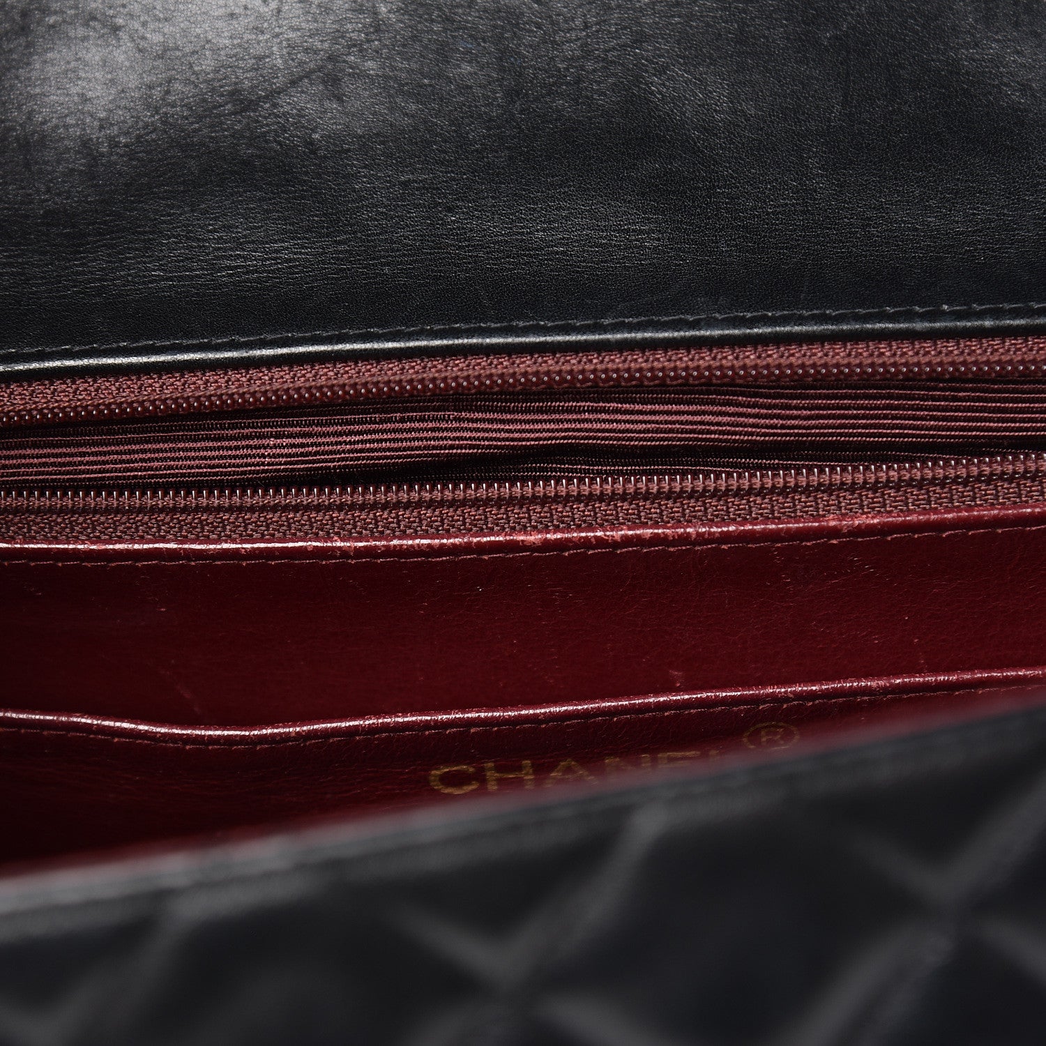 Chanel Lambskin Quilted XL Jumbo Single Flap Black 13 of 20