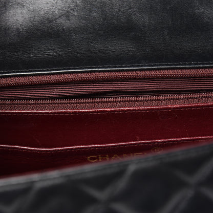 Chanel Lambskin Quilted XL Jumbo Single Flap Black 13 of 20