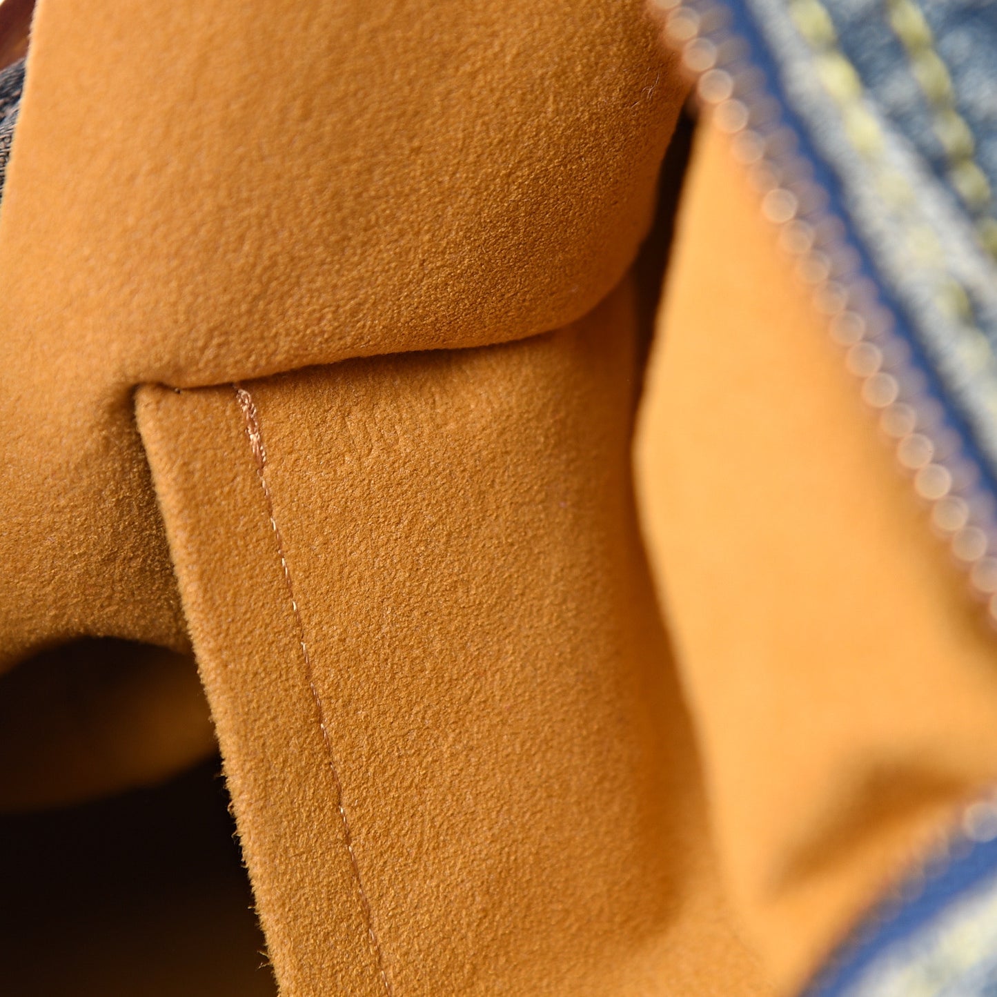 Monogram Denim Baggy PM Blue