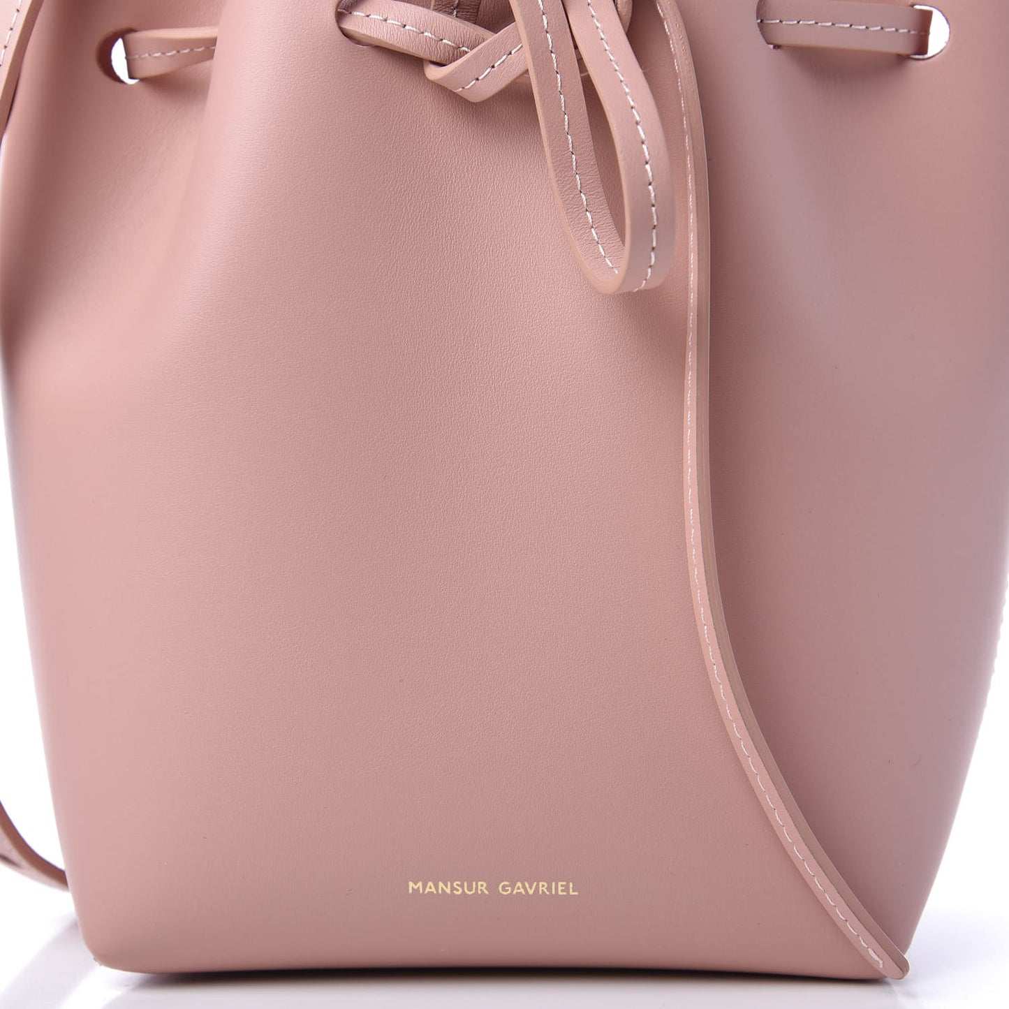 Calfskin Mini Mini Bucket Bag Blush