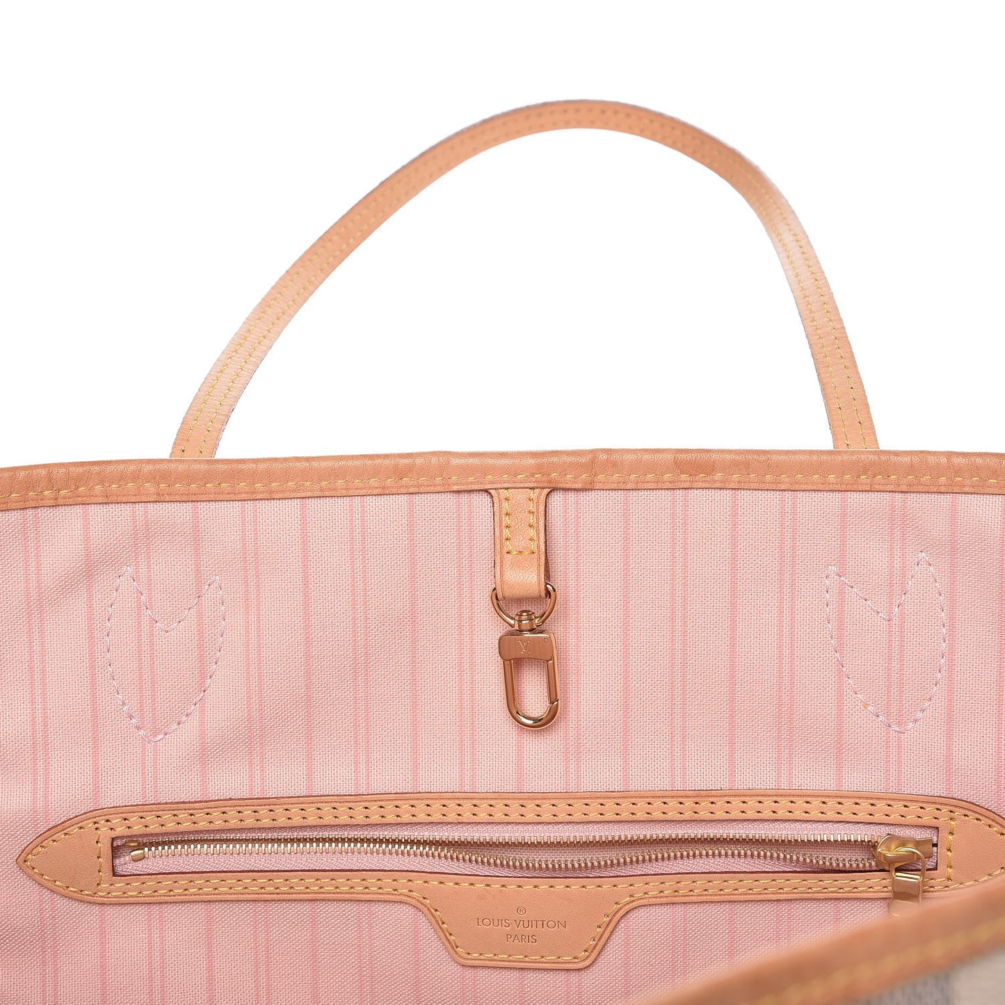 Damier Azur Neo Neverfull MM Rose Ballerine