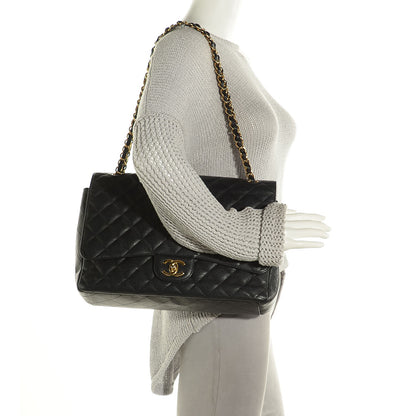 Chanel Caviar Quilted Maxi Double Flap Black 2 of 8