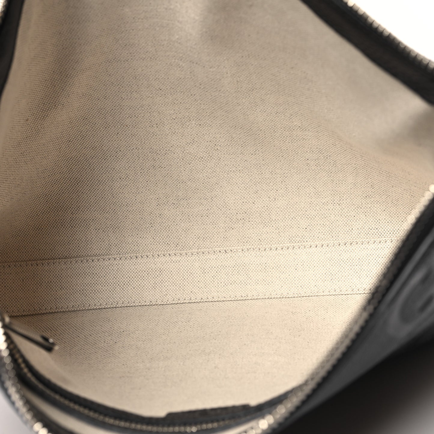 Piuma Calfskin Jumbo GG Embossed Medium Wristlet Messenger Bag Black