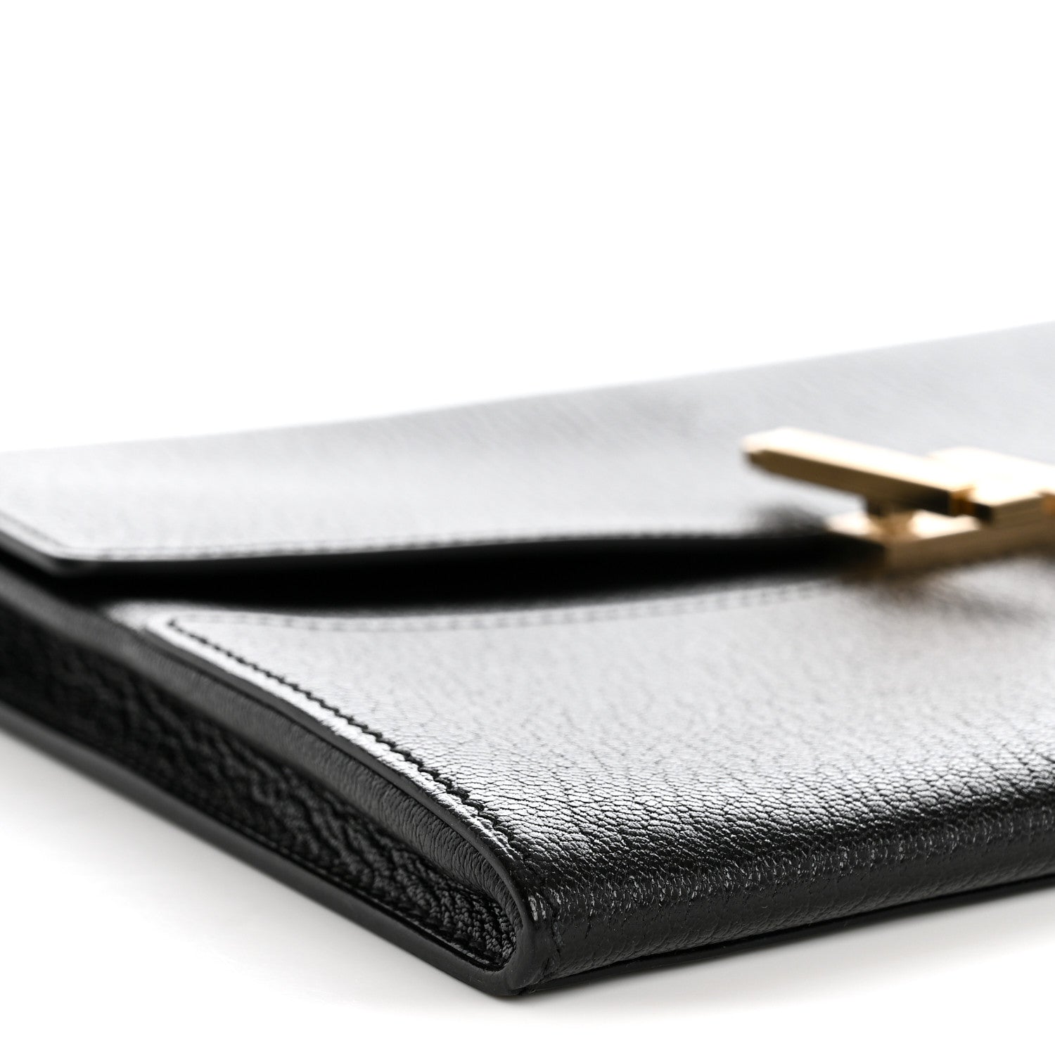 Hermes Chevre Mysore Cinhetic Clutch Black 9 of 10