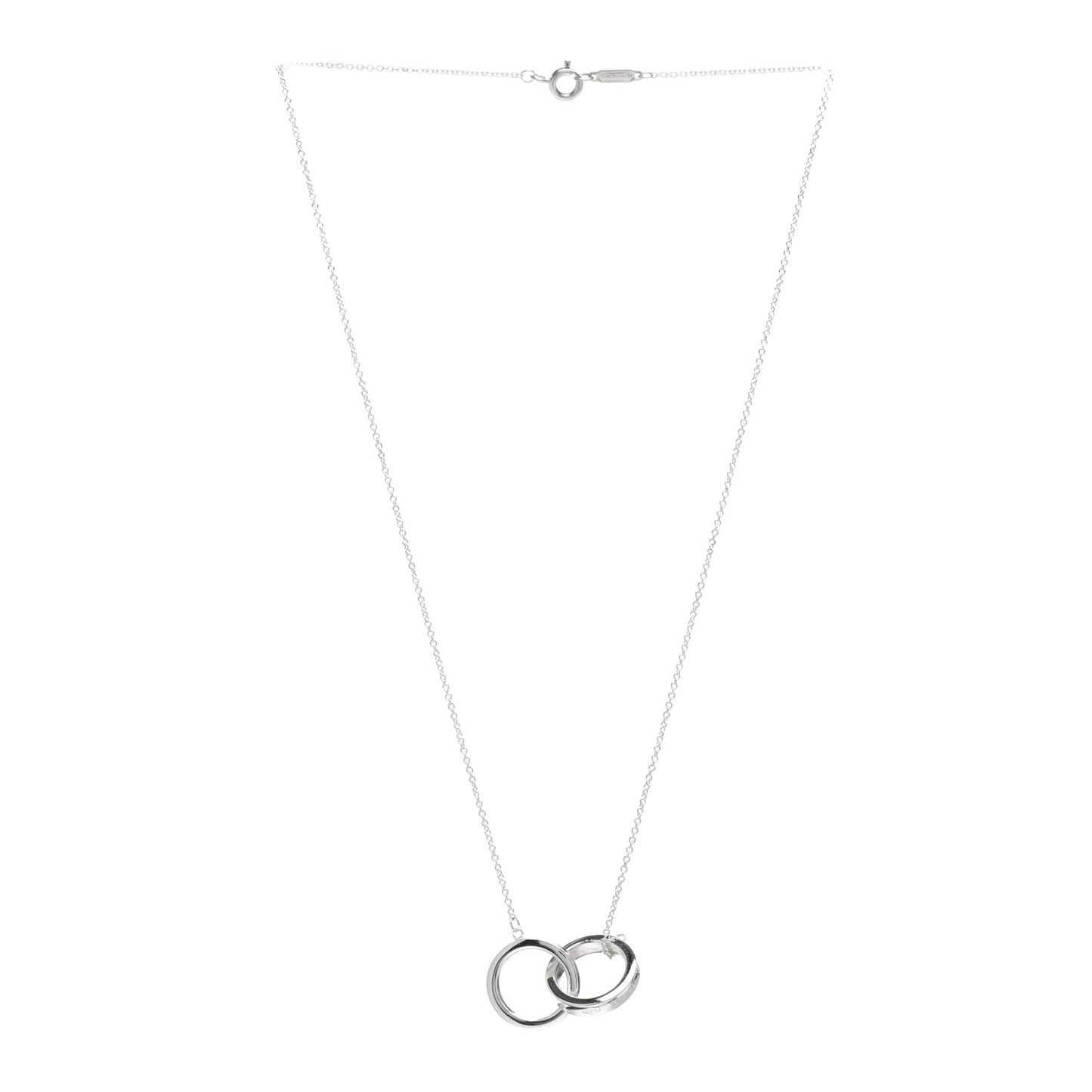 Sterling Silver 1837 Interlocking Circles Pendant Necklace