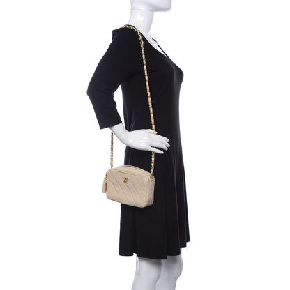 Chanel Caviar Quilted Camera Case Beige Clair 2 of 11