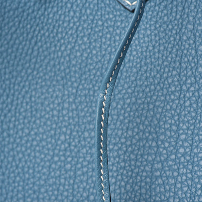 Hermes Togo Birkin 35 Blue Jean 8 of 13