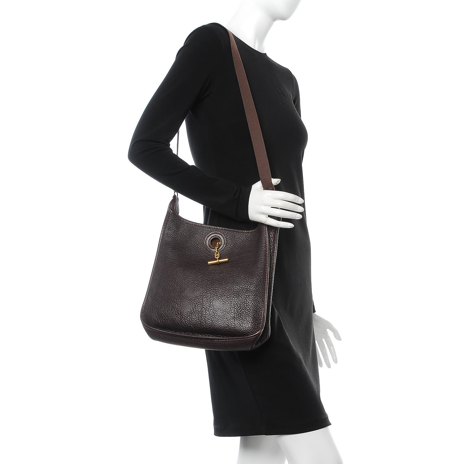 Hermes Buffalo Vespa PM Havane 2 of 6