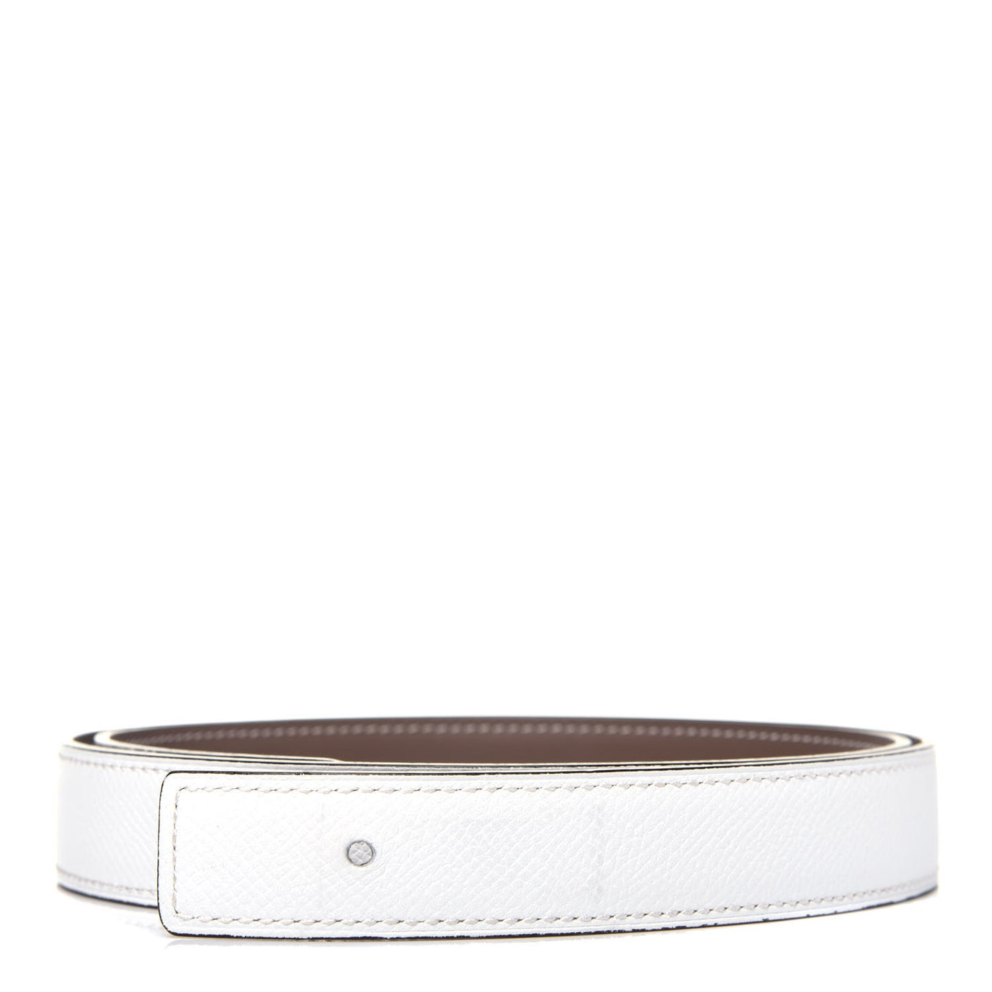 Swift Epsom 24mm Belt Strap 80 White Etoupe