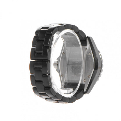 Chanel Stainless Steel Ceramic 33mm J12 Quartz Watch Black 3 of 5