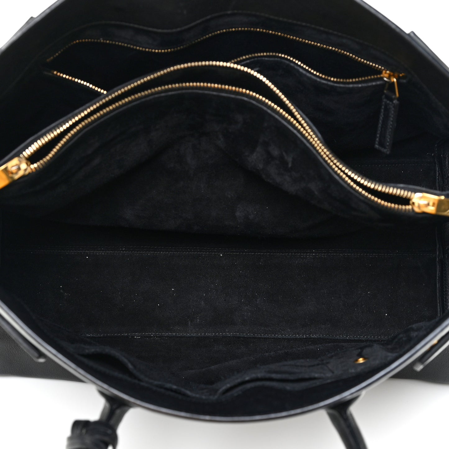 Calfskin Large Sac De Jour Carryall Black