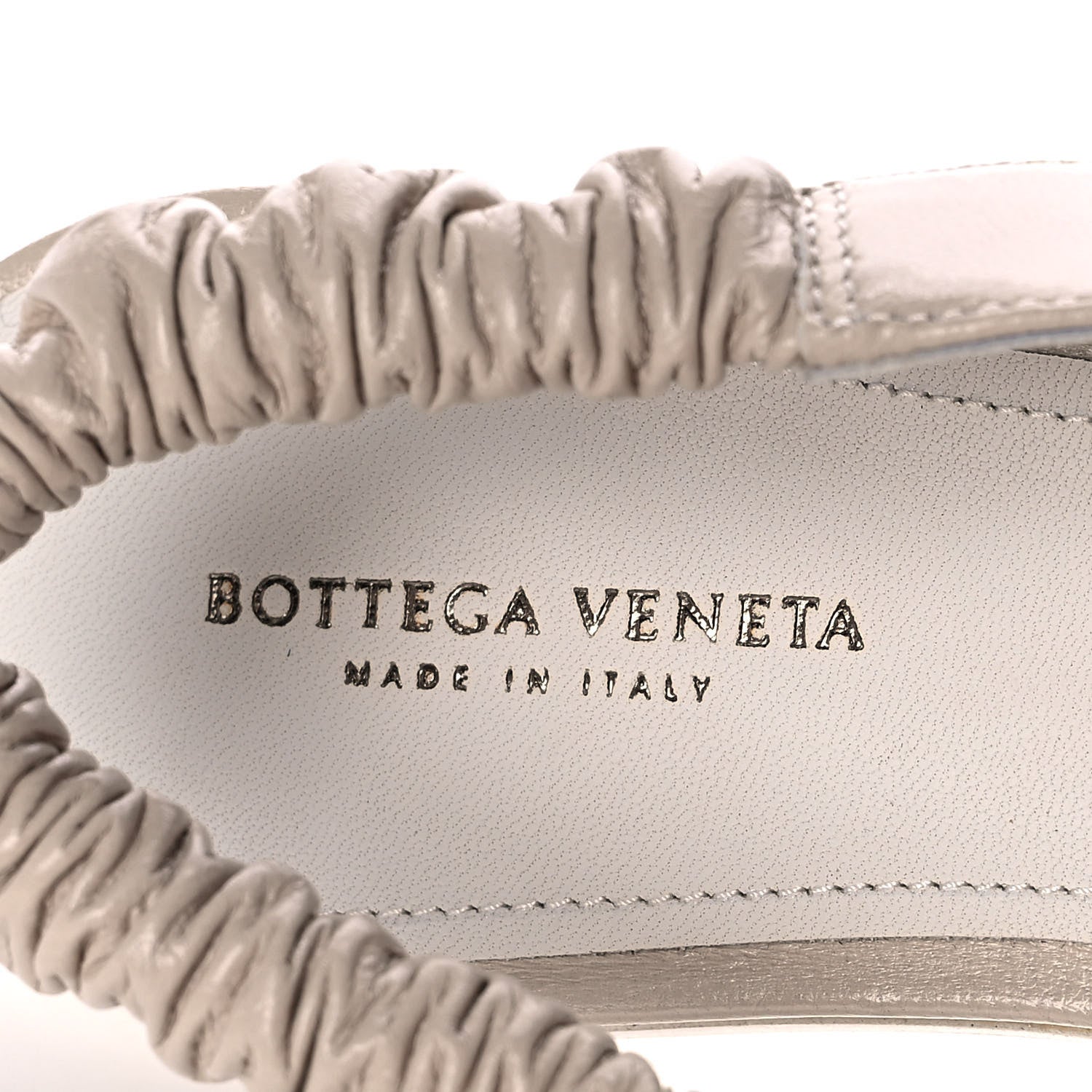 Bottega Veneta Nappa Point Sling Back Flats 38.5 White 7 of 10
