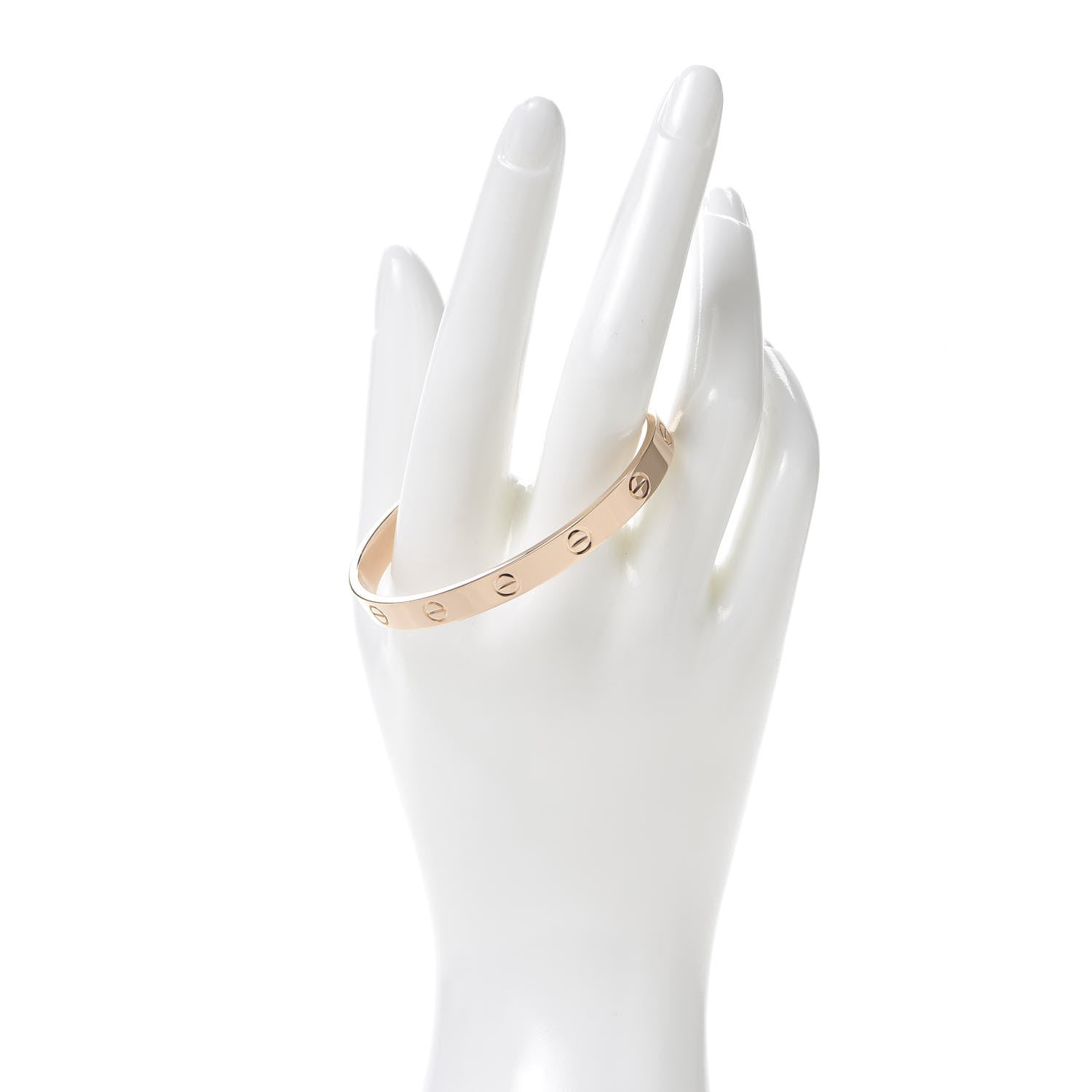 Cartier 18K Pink Gold LOVE Cuff Bracelet 17 2 of 6