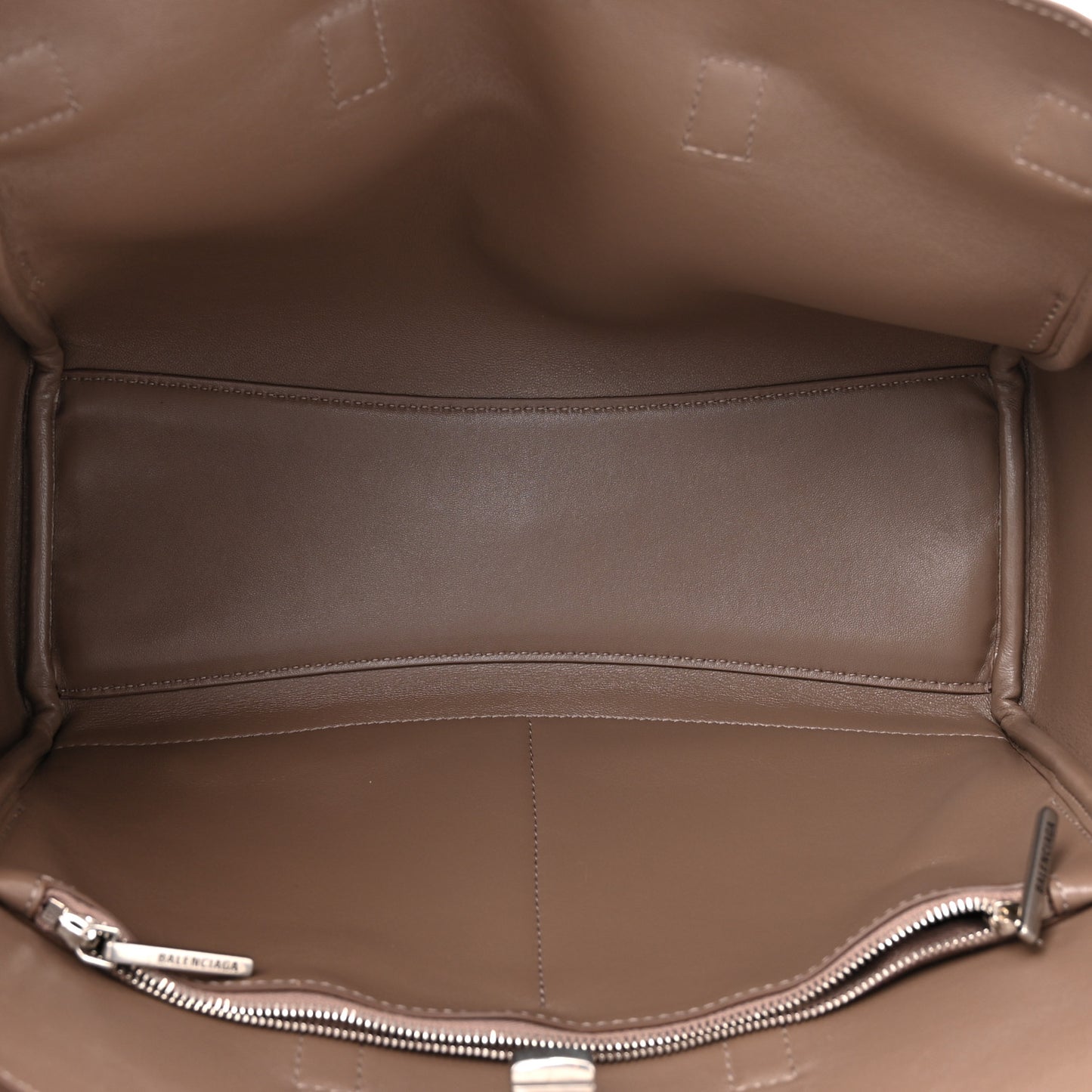 Smooth Calfskin Small Bel Air Carry All Bag Taupe