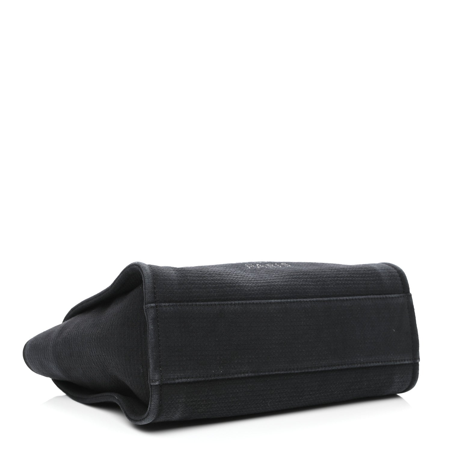 Chanel Mixed Fibers Small Deauville Tote Black 5 of 13
