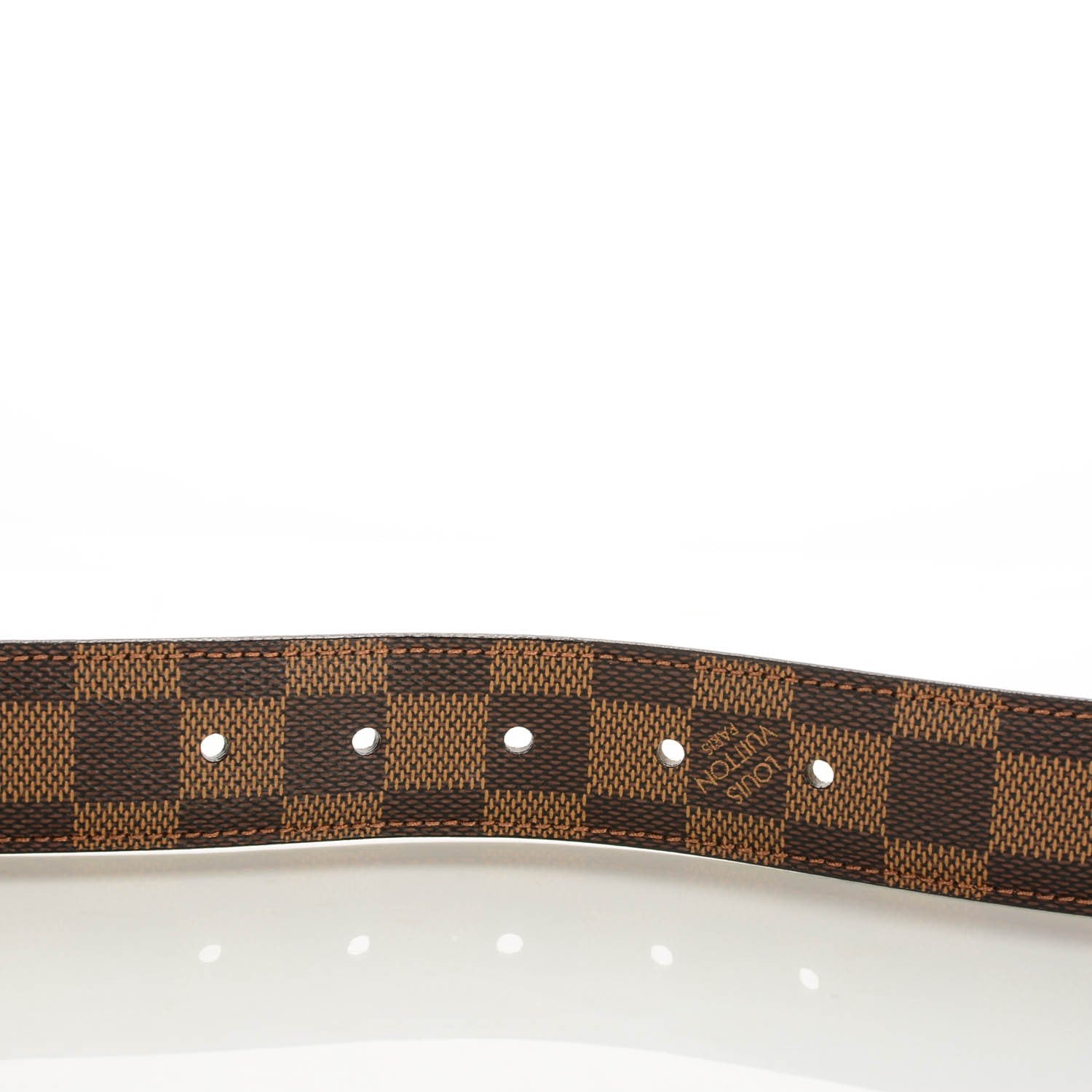 Louis Vuitton Damier Ebene Riveted 35mm Belt 90 36 7 of 7