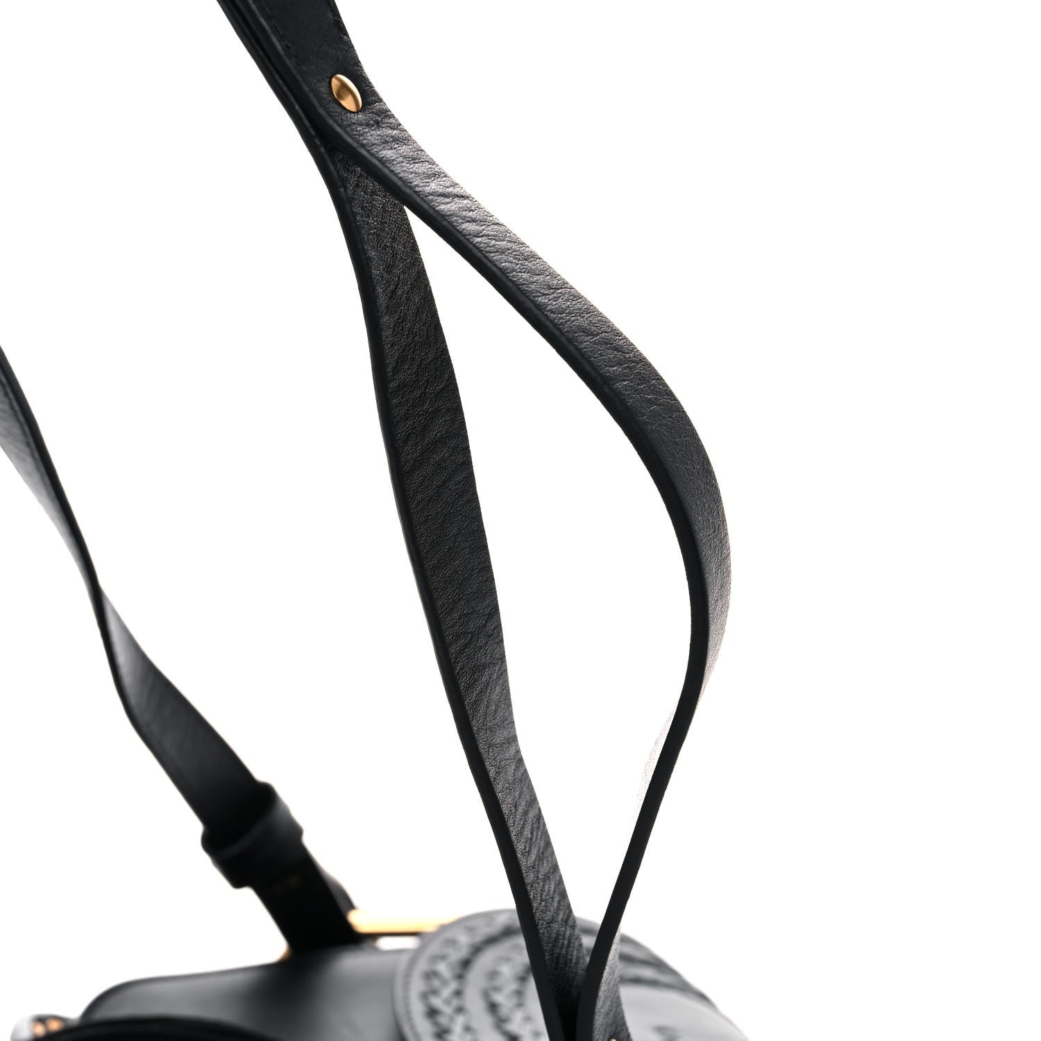 Chloe Calfskin Braided Small Hudson Shoulder Bag Black 21 of 22