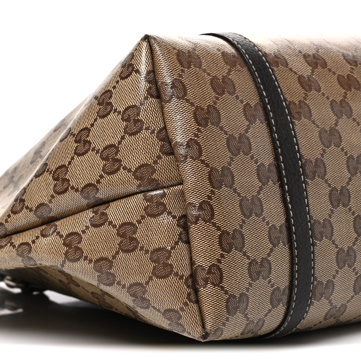 Crystal Monogram Medium Joy Tote Beige Ebony Testa di Moro