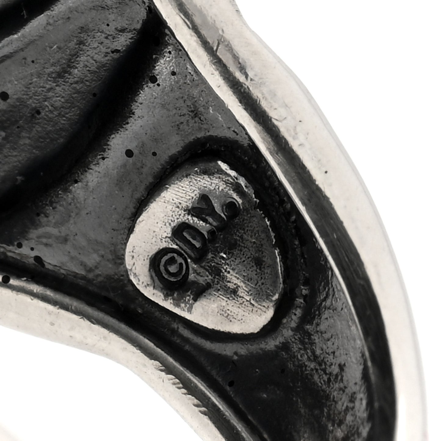Sterling Silver Diamond Sculpted Cable Ring 58 8.25