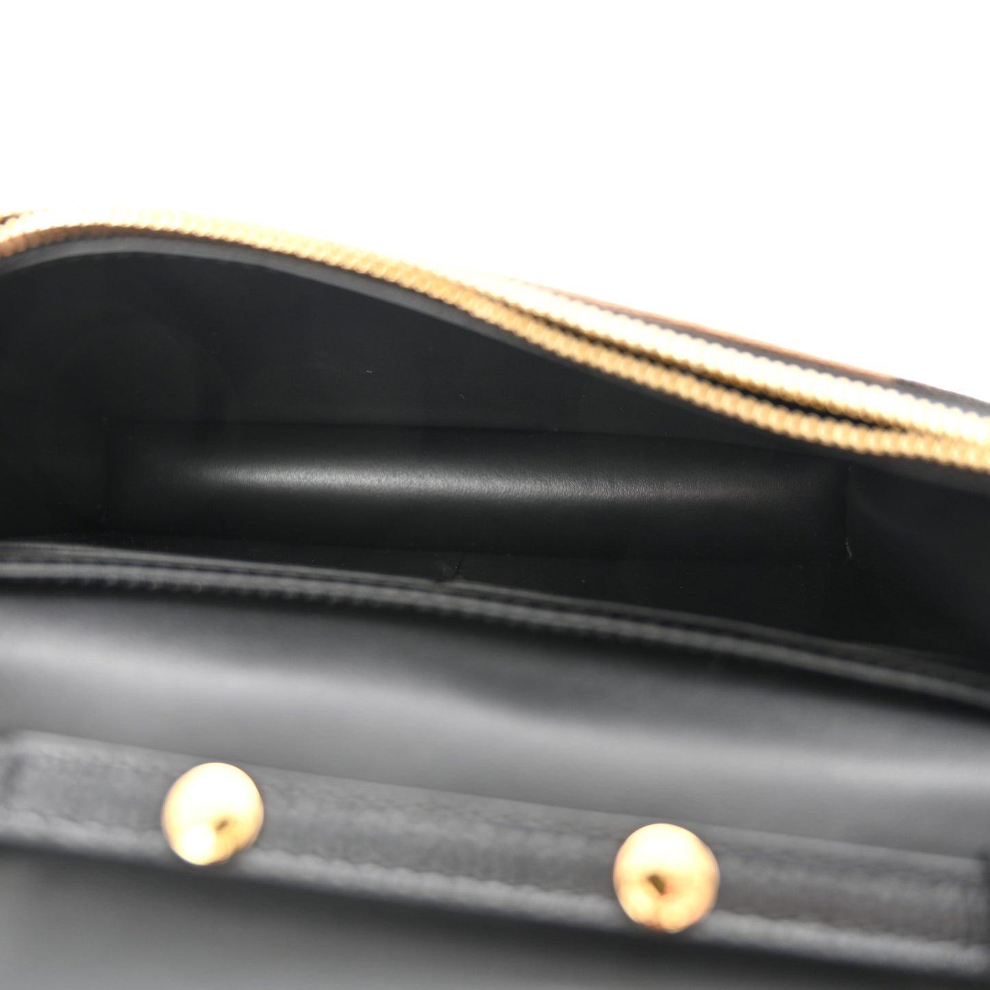 Derby Calfskin House Check Wallet On Chain Black